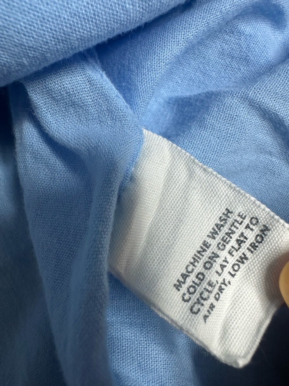Apiece Apart Inacea Balloon Sleeve Dress XS sky blue organic cotton pockets - Picture 16 of 16
